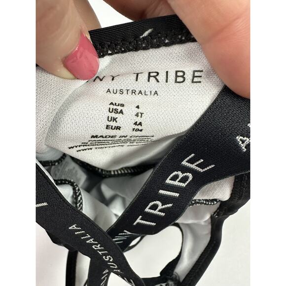 Girls Tiny Tribe Unicorn Swim Suit Size 4t - Picture 5 of 7